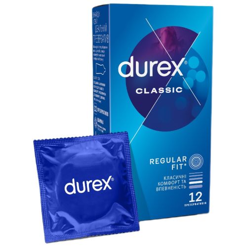 Презервативи Durex Classic класичні №12 в місті Харків : ціни, характеристика.  - фото №1 Презервативи Durex Classic класичні №12 в місті Харків : ціни, характеристика.