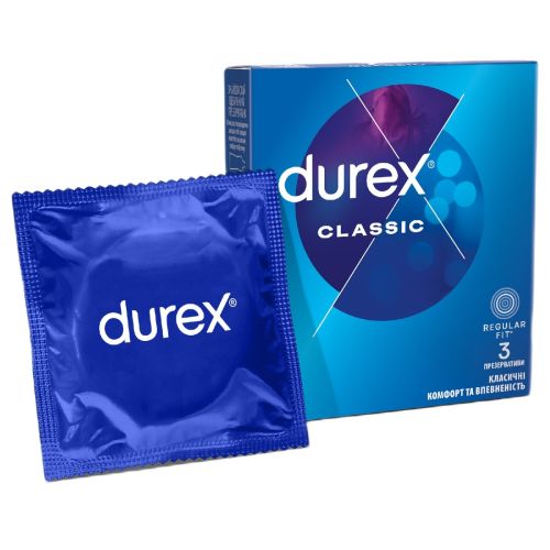 Презервативы Durex Classic классические №3 в городе Глобино : цены, характеристики.  - фото №1 Презервативы Durex Classic классические №3 в городе Глобино : цены, характеристики.