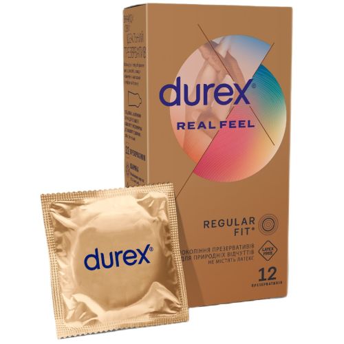 Презервативы Durex Real Feel натуральные ощущения №12 в городе Глобино : цены, характеристики.  - фото №1 Презервативы Durex Real Feel натуральные ощущения №12 в городе Глобино : цены, характеристики.