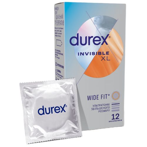 Презервативы Durex Invisible XL ультратонкие увеличенного размера №12  в городе Глобино : цены, характеристики.  - фото №1 Презервативы Durex Invisible XL ультратонкие увеличенного размера №12  в городе Глобино : цены, характеристики.