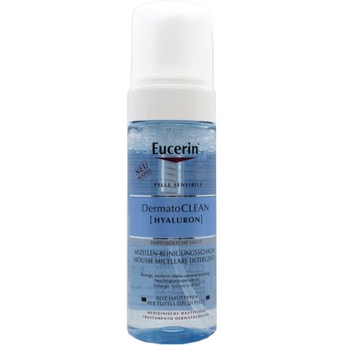 Пінка міцелярна Eucerin (Юцерін) DermatoClean очищуюча для чутливої шкіри всіх типів 150 мл в місті Первомайськ : ціни, характеристика.  - фото №1 Пінка міцелярна Eucerin (Юцерін) DermatoClean очищуюча для чутливої шкіри всіх типів 150 мл в місті Первомайськ : ціни, характеристика.
