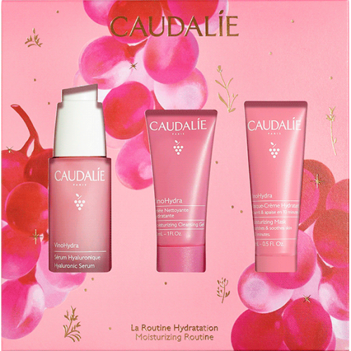 Набор Caudalie (Кодали) Vinohydra Serum (Сыворотка Vinohydra гиалуроновая 30 мл+Гель Vinohydra увлажняющий для умывания 30 мл+Маска-крем Vinohydra увлажняющая 15 мл) купить - фото №1 Набор Caudalie (Кодали) Vinohydra Serum (Сыворотка Vinohydra гиалуроновая 30 мл+Гель Vinohydra увлажняющий для умывания 30 мл+Маска-крем Vinohydra увлажняющая 15 мл) купить