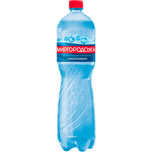 Вода мінеральна Миргородська газована 1,5 л  в місті Софіївка : ціни, характеристика.  - фото №1 Вода мінеральна Миргородська газована 1,5 л  в місті Софіївка : ціни, характеристика.