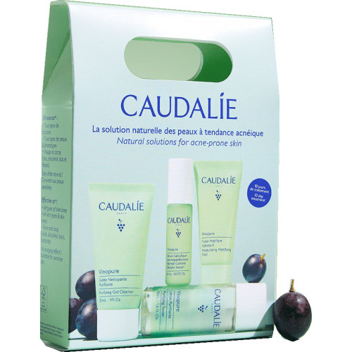 Набор Caudalie (Кодали) Vinopure стартовый (Желе для очищения 30 мл+ Сыворотка Контроль несовершенства 10 мл+Флюид Совершенная кожа матовый 15 мл+Тоник для очищения 30 мл) в Украине - фото №1 Набор Caudalie (Кодали) Vinopure стартовый (Желе для очищения 30 мл+ Сыворотка Контроль несовершенства 10 мл+Флюид Совершенная кожа матовый 15 мл+Тоник для очищения 30 мл) в Украине
