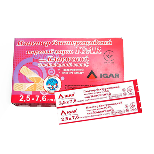 Лейкопластир Класичний тканинна основа 25х76 мм №1 в місті Канів : ціни, характеристика.  - фото №1 Лейкопластир Класичний тканинна основа 25х76 мм №1 в місті Канів : ціни, характеристика.