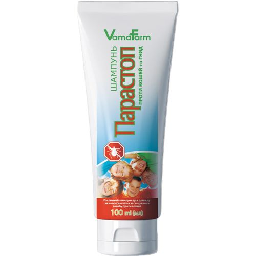 Шампунь Парастоп проти вошей та гнид 100 мл в місті Вишгород : ціни, характеристика.  - фото №1 Шампунь Парастоп проти вошей та гнид 100 мл в місті Вишгород : ціни, характеристика.