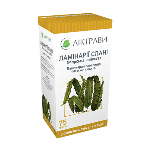 Ламинарии слоевища (морская капуста) 75 г в городе Первомайск : цены, характеристики.  - фото №1 Ламинарии слоевища (морская капуста) 75 г в городе Первомайск : цены, характеристики.