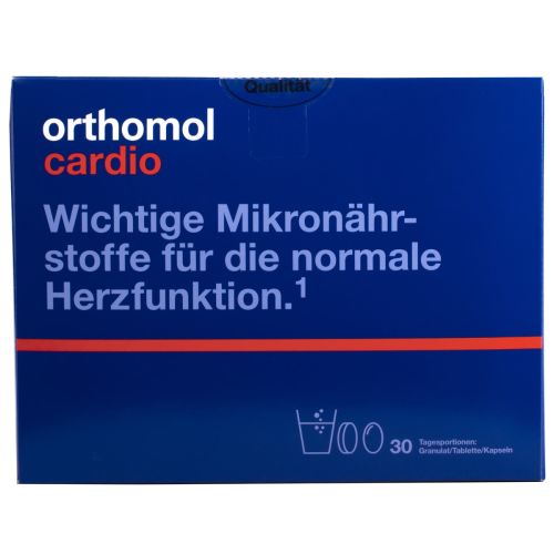 Orthomol (Ортомол) Cardio (здоровье сердца и сосудов) 30 дней гранулы №30 в городе Глобино : цены, характеристики.  - фото №1 Orthomol (Ортомол) Cardio (здоровье сердца и сосудов) 30 дней гранулы №30 в городе Глобино : цены, характеристики.