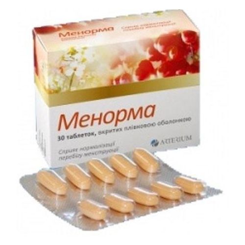 Менорма 735 мг таблетки №30 в городе Вышгород : цены, характеристики.  - фото №1 Менорма 735 мг таблетки №30 в городе Вышгород : цены, характеристики.