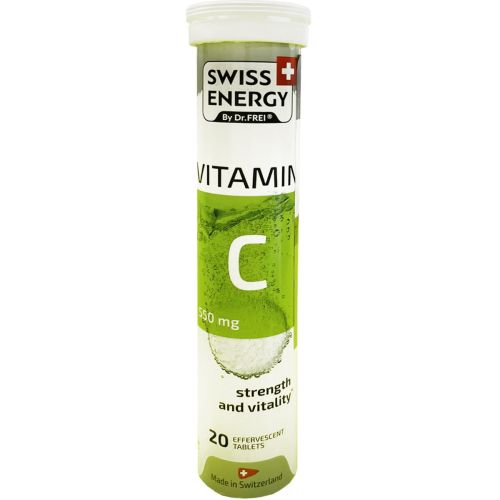 Swiss Energy (Свісс Енерджі) Vitamin C 550 мг шипучі таблетки №20 в місті Березань : ціни, характеристика.  - фото №1 Swiss Energy (Свісс Енерджі) Vitamin C 550 мг шипучі таблетки №20 в місті Березань : ціни, характеристика.