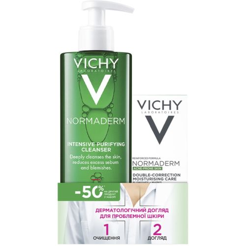 Набор Vichy (Виши) Normaderm (Гель очищающий для жирной кожи 200 мл+Флюид для жирной кожи 50 мл) в городе Дрогобыч : цены, характеристики. - фото №1 Набор Vichy (Виши) Normaderm (Гель очищающий для жирной кожи 200 мл+Флюид для жирной кожи 50 мл) в городе Дрогобыч : цены, характеристики.