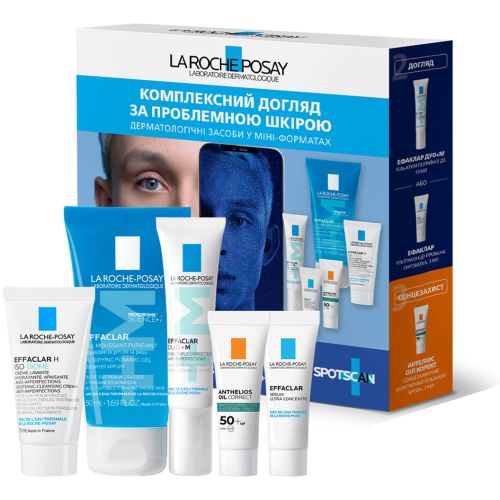 Набір La Roche-Posay (Ля Рош-Позе) Effaclar Комплексний догляд за проблемною шкірою 2024 в місті Миколаїв : ціни, характеристика.  - фото №1 Набір La Roche-Posay (Ля Рош-Позе) Effaclar Комплексний догляд за проблемною шкірою 2024 в місті Миколаїв : ціни, характеристика.