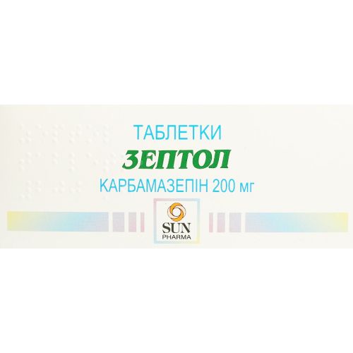Зептол 200 мг таблетки №100  в місті Глобине : ціни, характеристика.  - фото №1 Зептол 200 мг таблетки №100  в місті Глобине : ціни, характеристика.