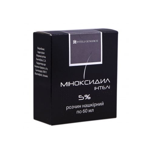 Миноксидил Интели 5% раствор 60 мл в городе Луцк : цены, характеристики.  - фото №1 Миноксидил Интели 5% раствор 60 мл в городе Луцк : цены, характеристики.