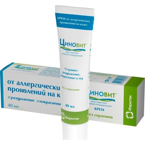 Крем для лица и тела Циновит от аллергических проявлений на коже, 40 мл в городе Перещепино : цены, характеристики.  - фото №1 Крем для лица и тела Циновит от аллергических проявлений на коже, 40 мл в городе Перещепино : цены, характеристики.
