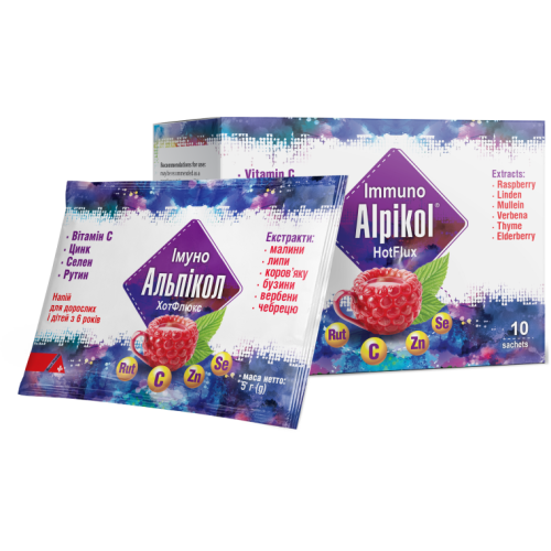 Альпикол ХотФлюкс напиток саше №10 в городе Первомайск : цены, характеристики. - фото №1 Альпикол ХотФлюкс напиток саше №10 в городе Первомайск : цены, характеристики.