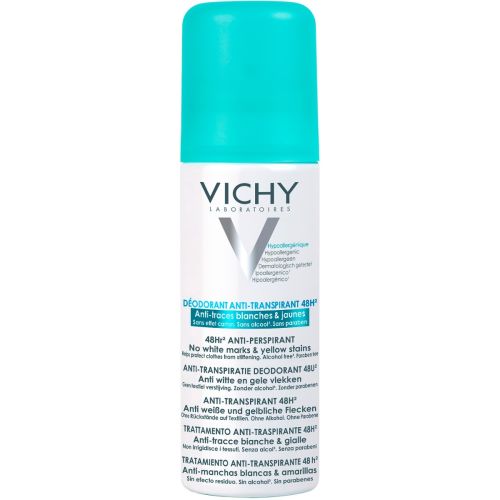 Дезодорант-антиперспирант Vichy (Виши) 48 часов против белых следов и желтых пятен 125 мл  в городе Канев : цены, характеристики.  - фото №1 Дезодорант-антиперспирант Vichy (Виши) 48 часов против белых следов и желтых пятен 125 мл  в городе Канев : цены, характеристики.