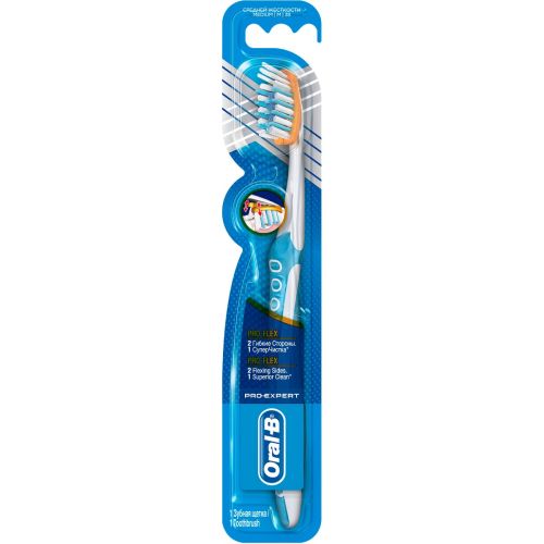 Зубна щітка Oral-B Pro-Expert Pro-Flex середньої жорсткості в місті Богородчани : ціни, характеристика.  - фото №1 Зубна щітка Oral-B Pro-Expert Pro-Flex середньої жорсткості в місті Богородчани : ціни, характеристика.