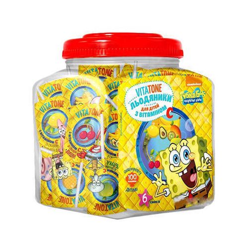 Вітатон льодяники з вітаміном С 6 г №100 в місті Софіївка : ціни, характеристика.  - фото №1 Вітатон льодяники з вітаміном С 6 г №100 в місті Софіївка : ціни, характеристика.