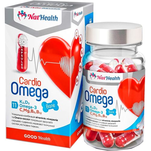 НатХелс Кардио Омега двойные капсулы, 30 шт. в городе Глобино : цены, характеристики.  - фото №1 НатХелс Кардио Омега двойные капсулы, 30 шт. в городе Глобино : цены, характеристики.