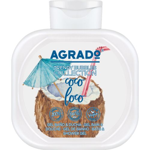 Гель для душу та ванни Agrado (Аградо) Коко Локо, 750 мл в місті Чернігів : ціни, характеристика.  - фото №1 Гель для душу та ванни Agrado (Аградо) Коко Локо, 750 мл в місті Чернігів : ціни, характеристика.