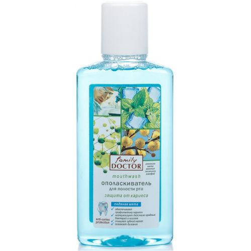Ополіскувач для ротової порожнини Family Doctor Крижана м'ята 360 мл в місті Богородчани : ціни, характеристика.  - фото №1 Ополіскувач для ротової порожнини Family Doctor Крижана м'ята 360 мл в місті Богородчани : ціни, характеристика.