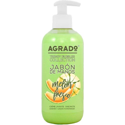 Мило для рук Agrado (Аградо) Трендові Бульбашки Свіжа Диня, 300 мл в місті Вишгород : ціни, характеристика.  - фото №1 Мило для рук Agrado (Аградо) Трендові Бульбашки Свіжа Диня, 300 мл в місті Вишгород : ціни, характеристика.