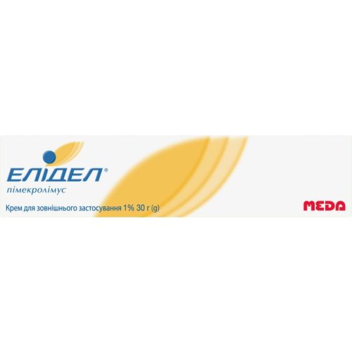 Елідел 1% крем 30 г в місті Глобине : ціни, характеристика.  - фото №1 Елідел 1% крем 30 г в місті Глобине : ціни, характеристика.
