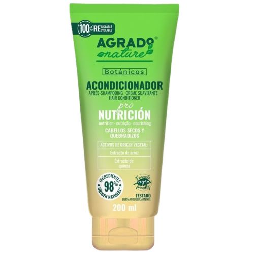 Кондиционер Agrado (Аградо) для волос Ботаническое Питание туба 200 мл в городе Глобино : цены, характеристики.  - фото №1 Кондиционер Agrado (Аградо) для волос Ботаническое Питание туба 200 мл в городе Глобино : цены, характеристики.