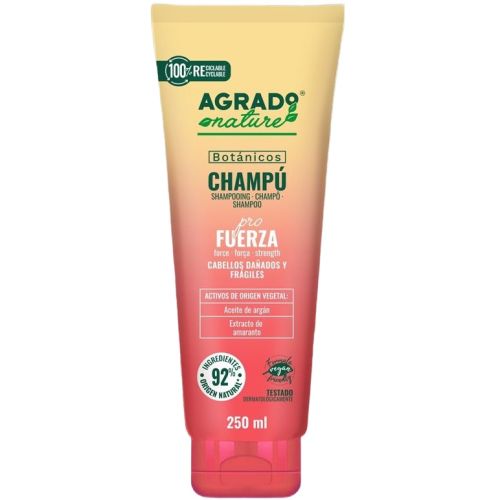 Шампунь Agrado (Аградо) Ботаническая Сила туба 250 мл в городе Перещепино : цены, характеристики.  - фото №1 Шампунь Agrado (Аградо) Ботаническая Сила туба 250 мл в городе Перещепино : цены, характеристики.