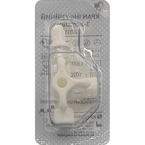 Кран 3-х ходовий для інфузійної терапії, білий, 1 шт. в місті Софіївка : ціни, характеристика.  - фото №1 Кран 3-х ходовий для інфузійної терапії, білий, 1 шт. в місті Софіївка : ціни, характеристика.