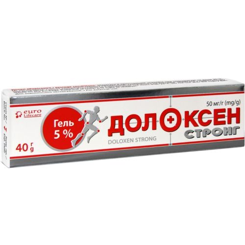 Долоксен Стронг гель 40 г в городе Софиевка : цены, характеристики.  - фото №1 Долоксен Стронг гель 40 г в городе Софиевка : цены, характеристики.