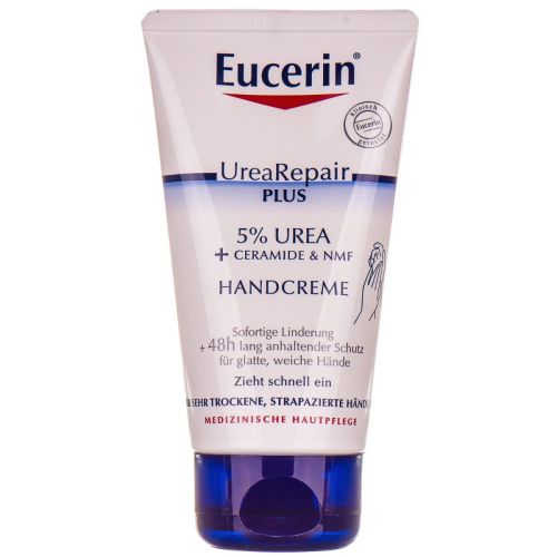 Крем для рук Eucerin (Юцерін) UreaRepair PLUS 5% для сухої шкіри 75 мл в місті Софіївка : ціни, характеристика.  - фото №1 Крем для рук Eucerin (Юцерін) UreaRepair PLUS 5% для сухої шкіри 75 мл в місті Софіївка : ціни, характеристика.