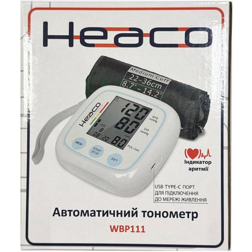 Тонометр Heaco WBP111 автоматичний замовити - фото №1 Тонометр Heaco WBP111 автоматичний замовити