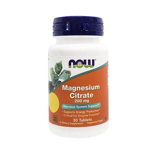 Now (Нау) Foods Magnesium Citrate (Магнія цитрат) 200 мг таблетки №30 в місті Одеса : ціни, характеристика.  - фото №1 Now (Нау) Foods Magnesium Citrate (Магнія цитрат) 200 мг таблетки №30 в місті Одеса : ціни, характеристика.