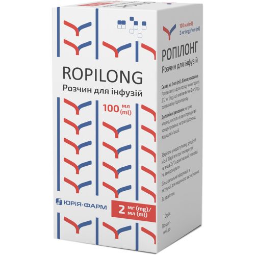 Ропілонг розчин для ін'єкцій 2 мг/мл 100 мл флакон №1 в місті Глобине : ціни, характеристика.  - фото №1 Ропілонг розчин для ін'єкцій 2 мг/мл 100 мл флакон №1 в місті Глобине : ціни, характеристика.