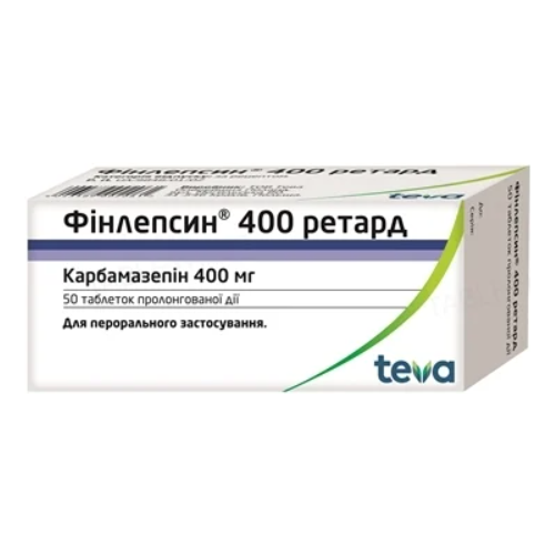 Финлепсин ретард 400 мг таблетки №50  в городе Первомайск : цены, характеристики.  - фото №1 Финлепсин ретард 400 мг таблетки №50  в городе Первомайск : цены, характеристики.