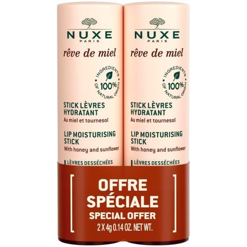 Набор Nuxe (Нюкс) Дуо Медовая мечта для губ стик 2х4 г в городе Богородчаны : цены, характеристики.  - фото №1 Набор Nuxe (Нюкс) Дуо Медовая мечта для губ стик 2х4 г в городе Богородчаны : цены, характеристики.