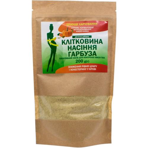 Клітковина гарбуза насіння Цілюще харчування, порошок 200 г в місті Львів : ціни, характеристика.  - фото №1 Клітковина гарбуза насіння Цілюще харчування, порошок 200 г в місті Львів : ціни, характеристика.