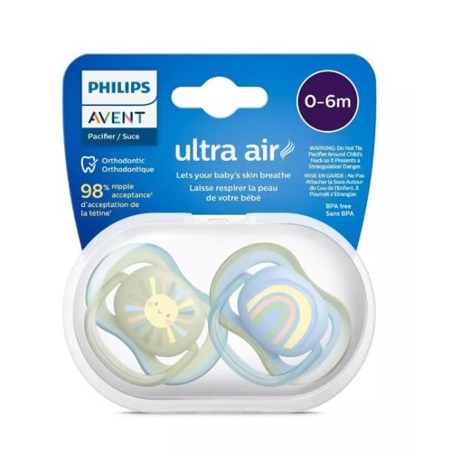 Пустушка Avent (Авент) Ultra Air SCF085/58 з декором 0-6 місяців ортодонтична 2 шт в місті Львів : ціни, характеристика.  - фото №1 Пустушка Avent (Авент) Ultra Air SCF085/58 з декором 0-6 місяців ортодонтична 2 шт в місті Львів : ціни, характеристика.