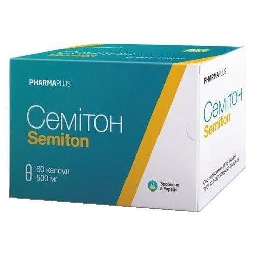 Семітон 500 мг капсули №60 в місті Софіївка : ціни, характеристика.  - фото №1 Семітон 500 мг капсули №60 в місті Софіївка : ціни, характеристика.