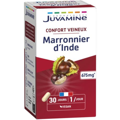 Juvamine (Жувамин) Каштан конский Циркуляция капсулы №30 в городе Запорожье : цены, характеристики. - фото №1 Juvamine (Жувамин) Каштан конский Циркуляция капсулы №30 в городе Запорожье : цены, характеристики.