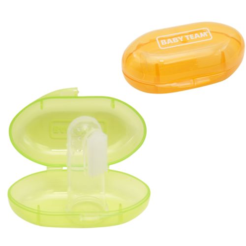 Зубная щетка-массажер, силиконовая, с контейнером Baby Team (7200) в городе Глобино : цены, характеристики.  - фото №1 Зубная щетка-массажер, силиконовая, с контейнером Baby Team (7200) в городе Глобино : цены, характеристики.