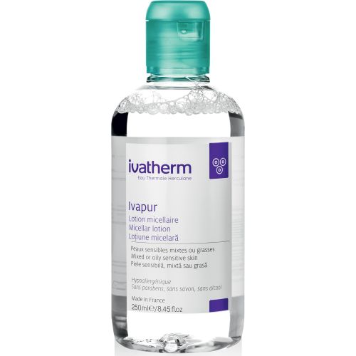 Лосьйон Ivatherm Ivapur міцелярний для комбінованої і жирної шкіри 250 мл в місті Софіївка : ціни, характеристика.  - фото №1 Лосьйон Ivatherm Ivapur міцелярний для комбінованої і жирної шкіри 250 мл в місті Софіївка : ціни, характеристика.
