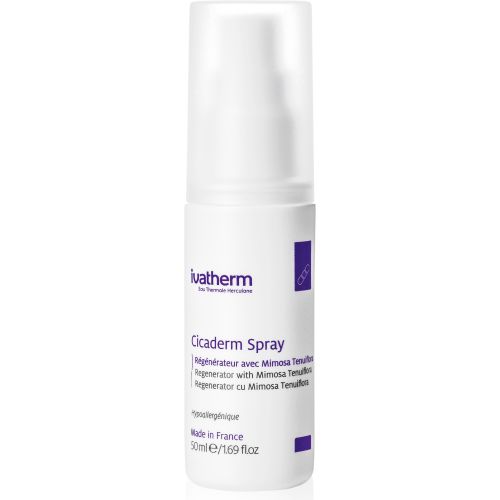 Спрей Ivatherm Cicaderm для відновлення шкіри з екстрактом мімози 50 мл в місті Глобине : ціни, характеристика.  - фото №1 Спрей Ivatherm Cicaderm для відновлення шкіри з екстрактом мімози 50 мл в місті Глобине : ціни, характеристика.