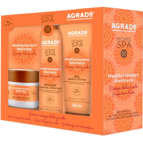 Набор для тела Agrado (Аградо) домашний Спа уход Средиземноморское удовольствие в городе Богородчаны : цены, характеристики.  - фото №1 Набор для тела Agrado (Аградо) домашний Спа уход Средиземноморское удовольствие в городе Богородчаны : цены, характеристики.