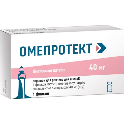 Омепротект порошок для раствора для инъекций по 40 мг во флаконе с растворителем в ампуле №1 в городе Софиевка : цены, характеристики.  - фото №1 Омепротект порошок для раствора для инъекций по 40 мг во флаконе с растворителем в ампуле №1 в городе Софиевка : цены, характеристики.