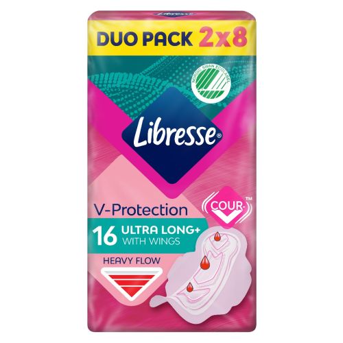Прокладки Libresse Ultra Long+ №16 в місті Глобине : ціни, характеристика.  - фото №1 Прокладки Libresse Ultra Long+ №16 в місті Глобине : ціни, характеристика.