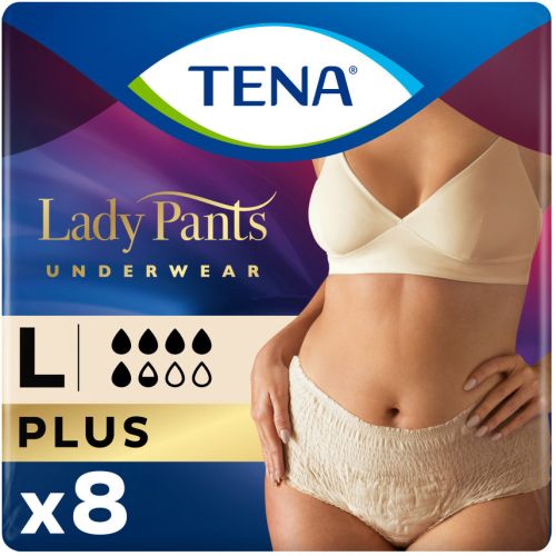 Трусы урологические женские Tena (Тена) Lady Pants Plus L №8 Creme в городе Вышгород : цены, характеристики.  - фото №1 Трусы урологические женские Tena (Тена) Lady Pants Plus L №8 Creme в городе Вышгород : цены, характеристики.