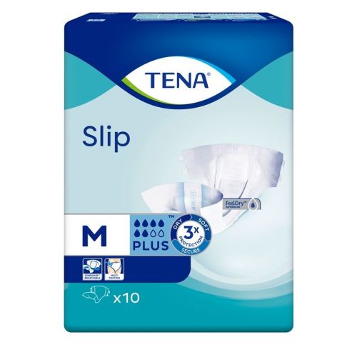 Підгузки для дорослих Tena (Тена) Slip Plus Medium №10 в Дніпрі : ціни, характеристика.  - фото №1 Підгузки для дорослих Tena (Тена) Slip Plus Medium №10 в Дніпрі : ціни, характеристика.